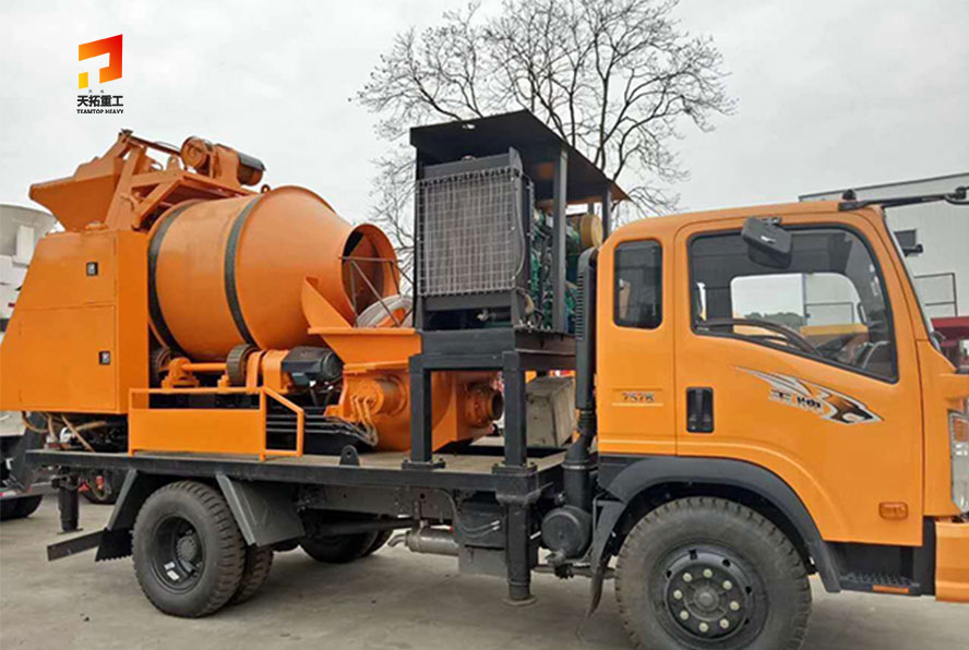 JBTS40 diesel type concrete mixer pump