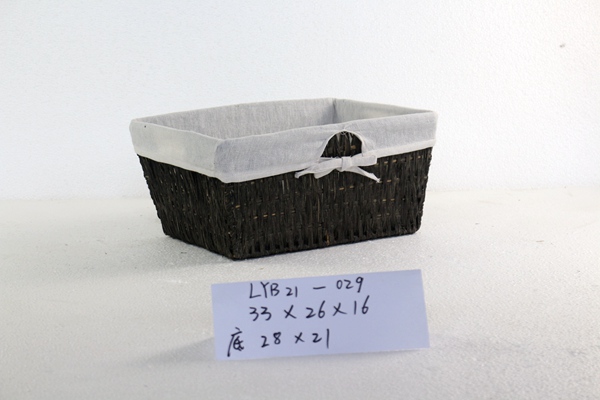 rattan woven storage basket