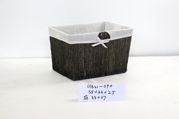 rattan woven storage basket