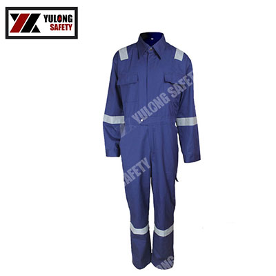 Yulong factory aramid IIIA flame retardant one-piece clothing