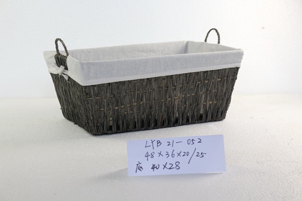 rattan woven storage basket