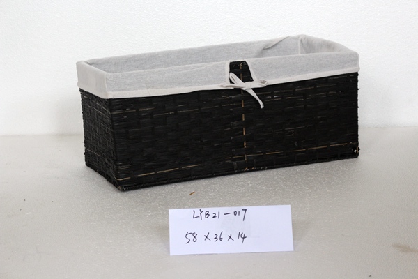 rattan woven storage basket