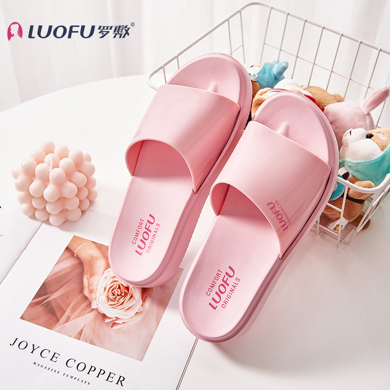 LUOFU slippers women's household indoor non-slip thick-soled deodorant silent fashion eva slippers