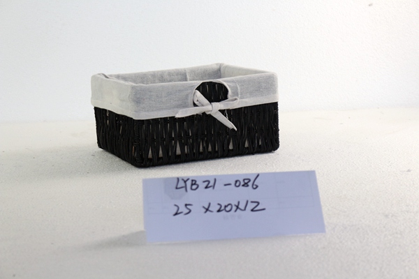 rattan woven storage basket