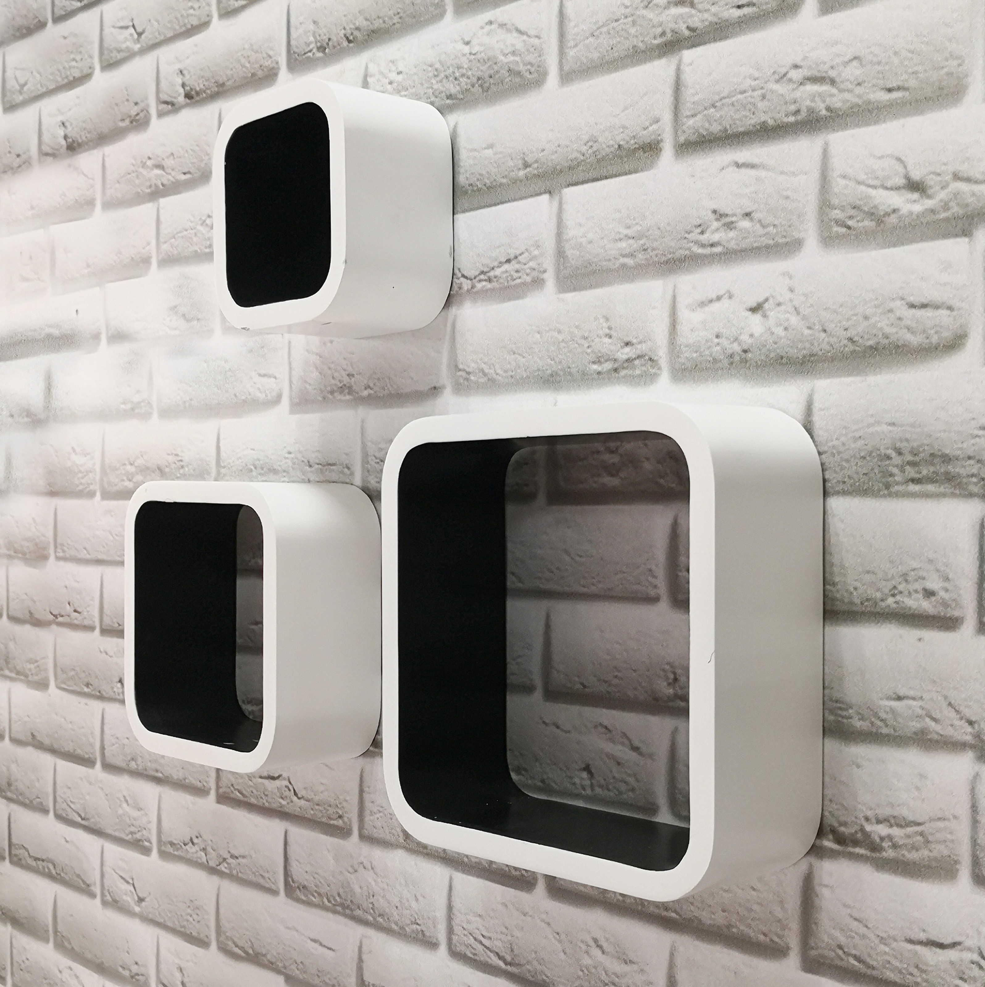 Cube shelf/Floating wall shelves set of 3