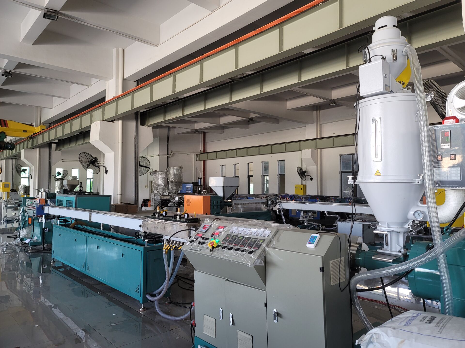 PU Air Tube Hose Making Production Line , TPU air Pipe machine