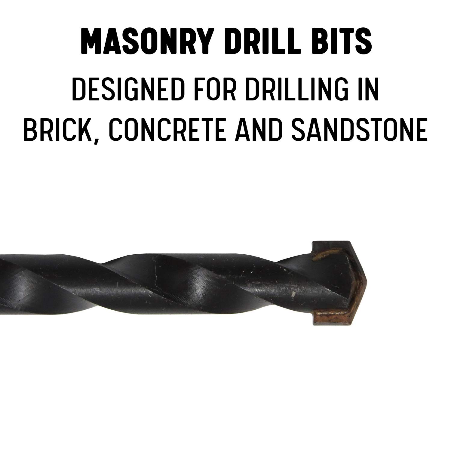 Carbide Tipped Masonry Drill Bit Set