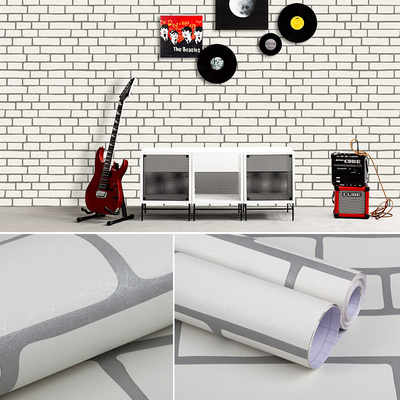3D brick self adhesive wallpaper for wall renovation bedroom