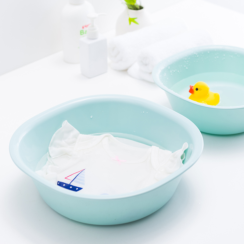 Plastic antibacterial basin plastic tub wash basin kids' basin