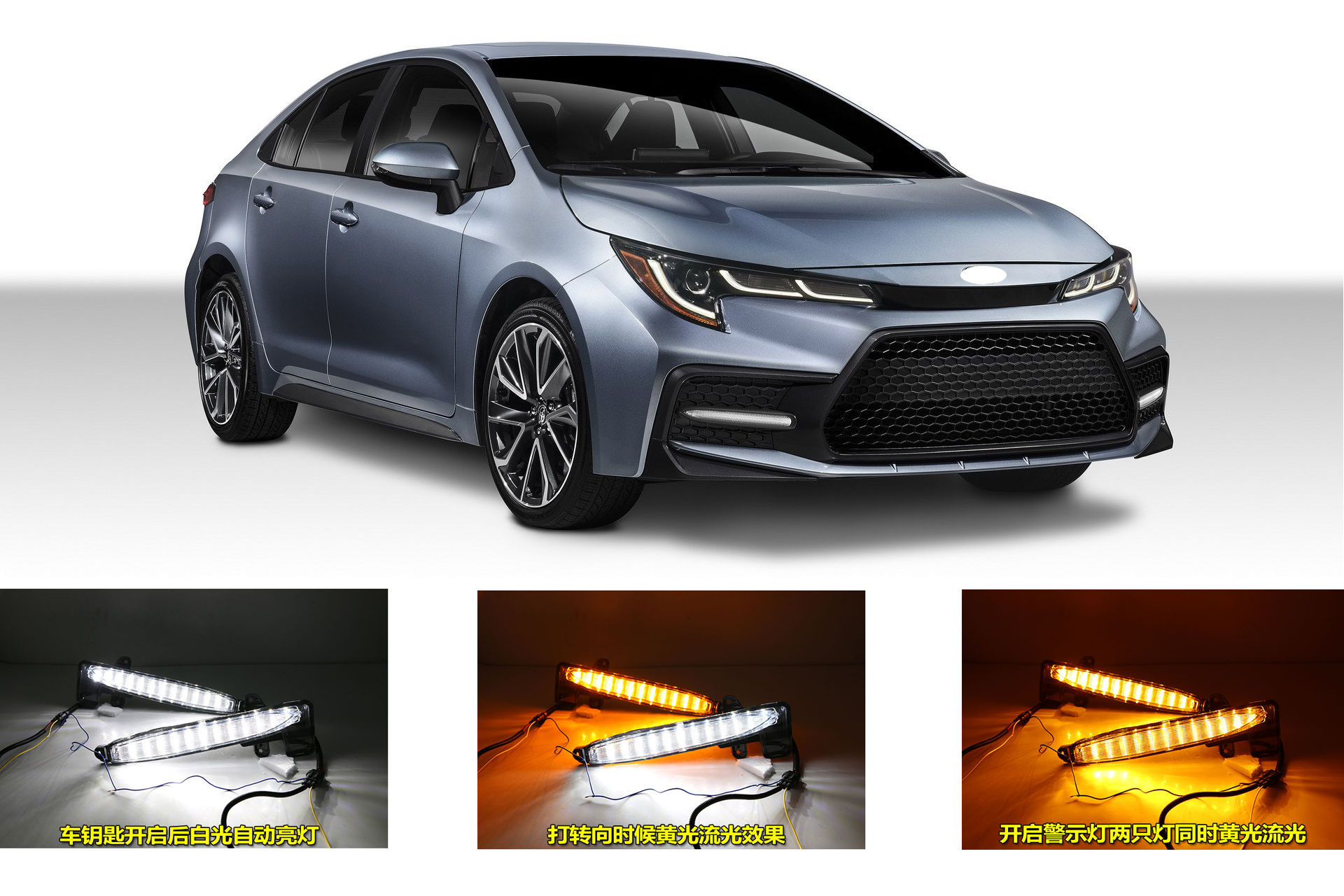 Day Time Running Light Fit For Toyota Corolla Sedan(U.s Type)2019-On
