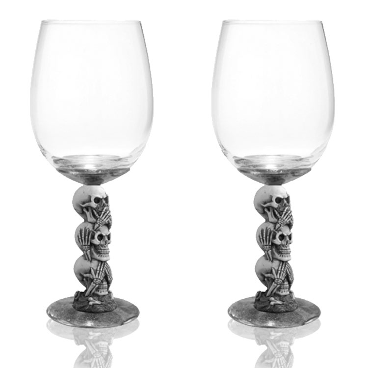New Design high white crystal set glass wine handmade decorative glassware large balloon glass for drinking cup