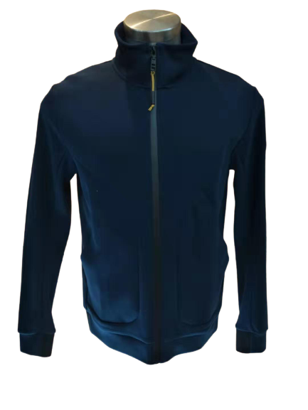 Mens hoodie sweater leisure jacket waterproof zipper breathable fabric