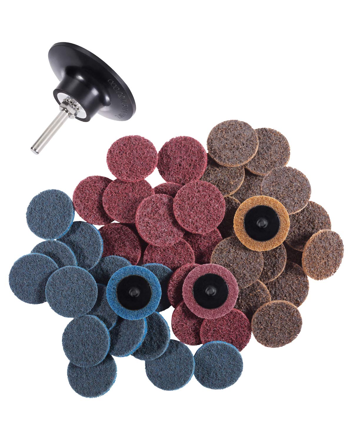 Roloc Discs 2 Inch Roll Lock Quick Change Discs for Die Grinder