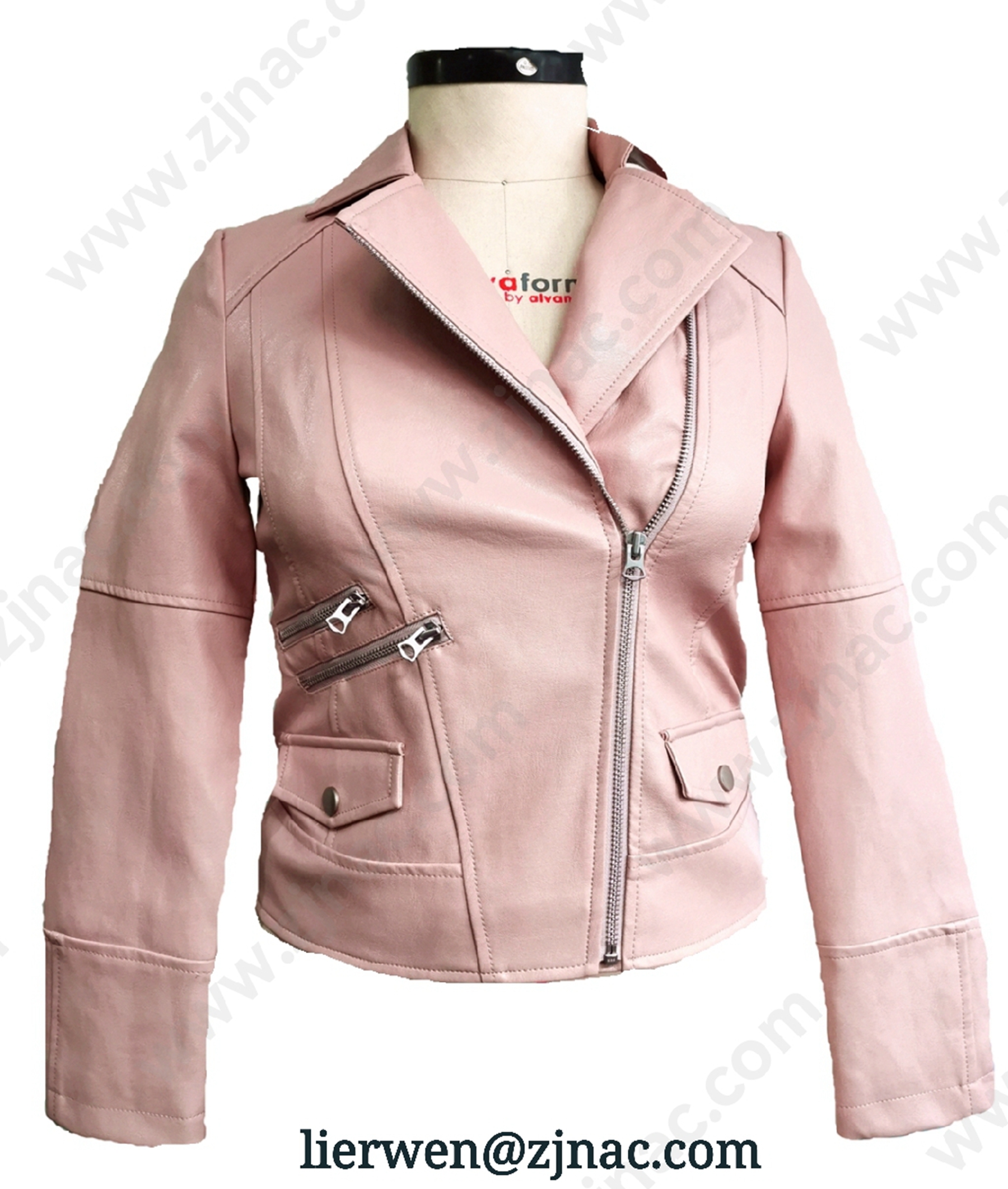 Women's faux leather jackets