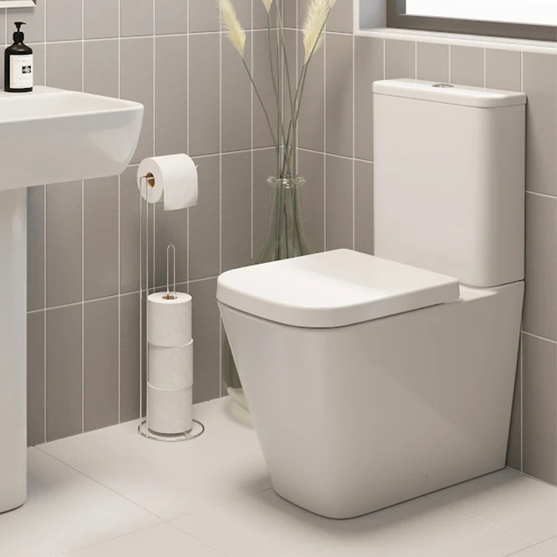 White toilet