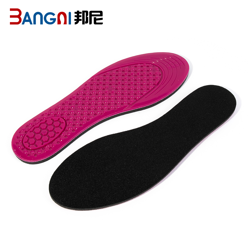 3bangni Purple New Soft Custom Full Palm Massage Sponge Memory Foam TPE Insole