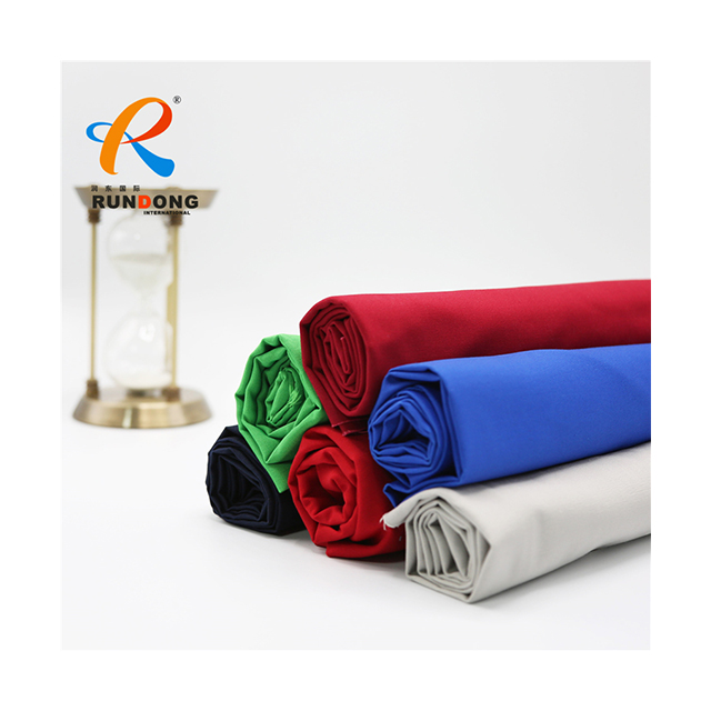 shandong rundong textile 6535 POLyester-cotton blended twill fabric dyed yarn card TC cloth antistatic work clothes fabric