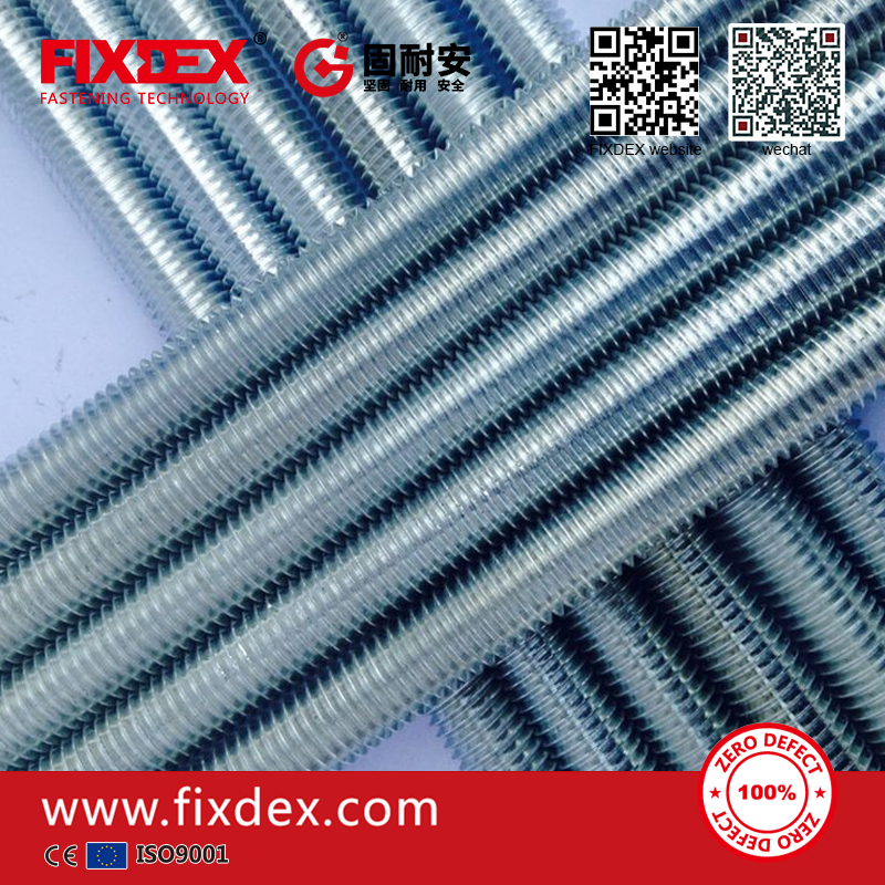 China Factory All size high quality DIN975 threaded rod