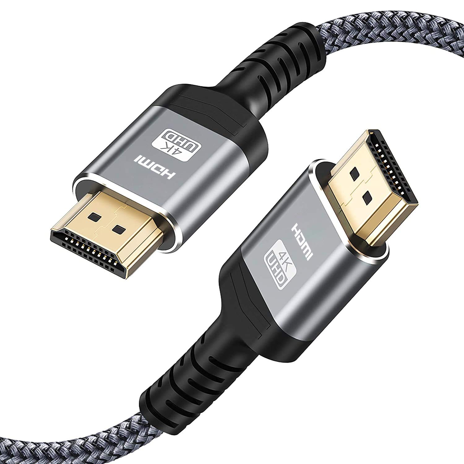 HDMI Cable High Speed 4K Durable Nylon Braided Ultra HD HDMI Cord