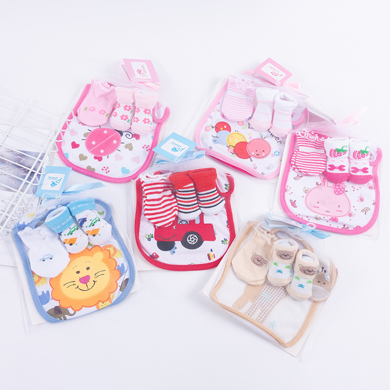 Baby toddler shoes & socks with non skid,Waterproof bibs, best gift sets, T/C shoes, soft cotton socks for little boy girl