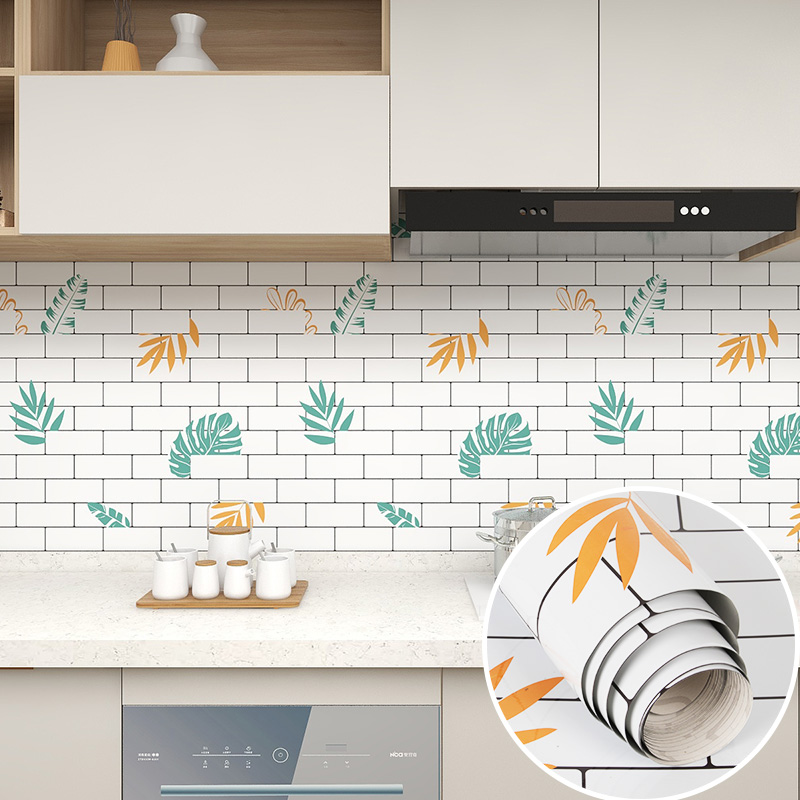 3d self adhesive wallpaper peel and stick mosaic kitchen backsplash sticker