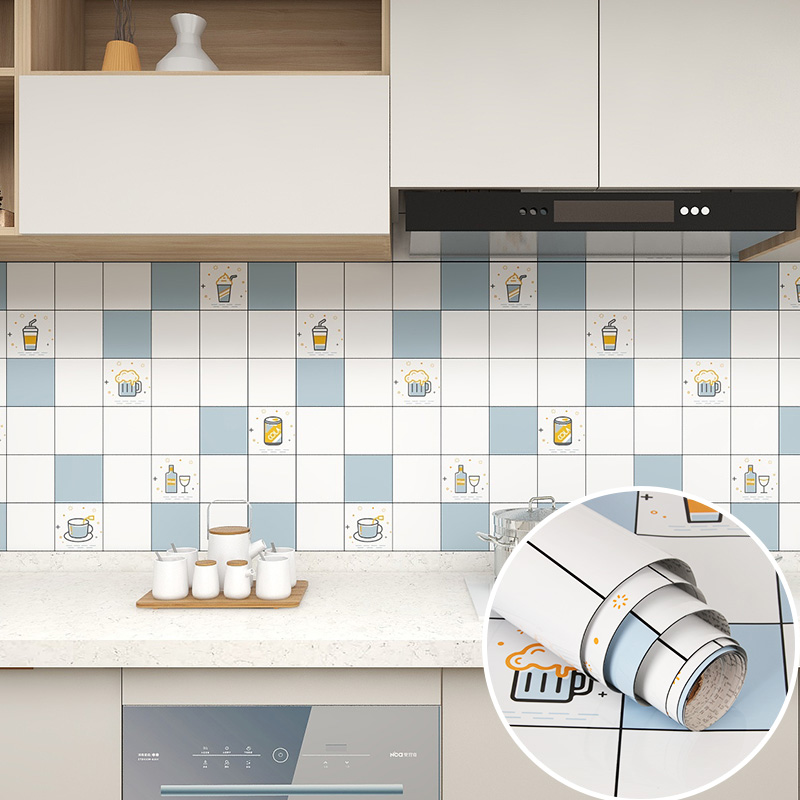 3d self adhesive wallpaper peel and stick mosaic kitchen backsplash sticker