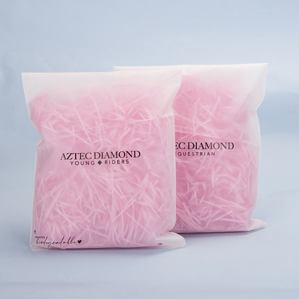 Sinicline custom wholesale cornstarch custom color printed 100% biodegradable compostable plastic bag