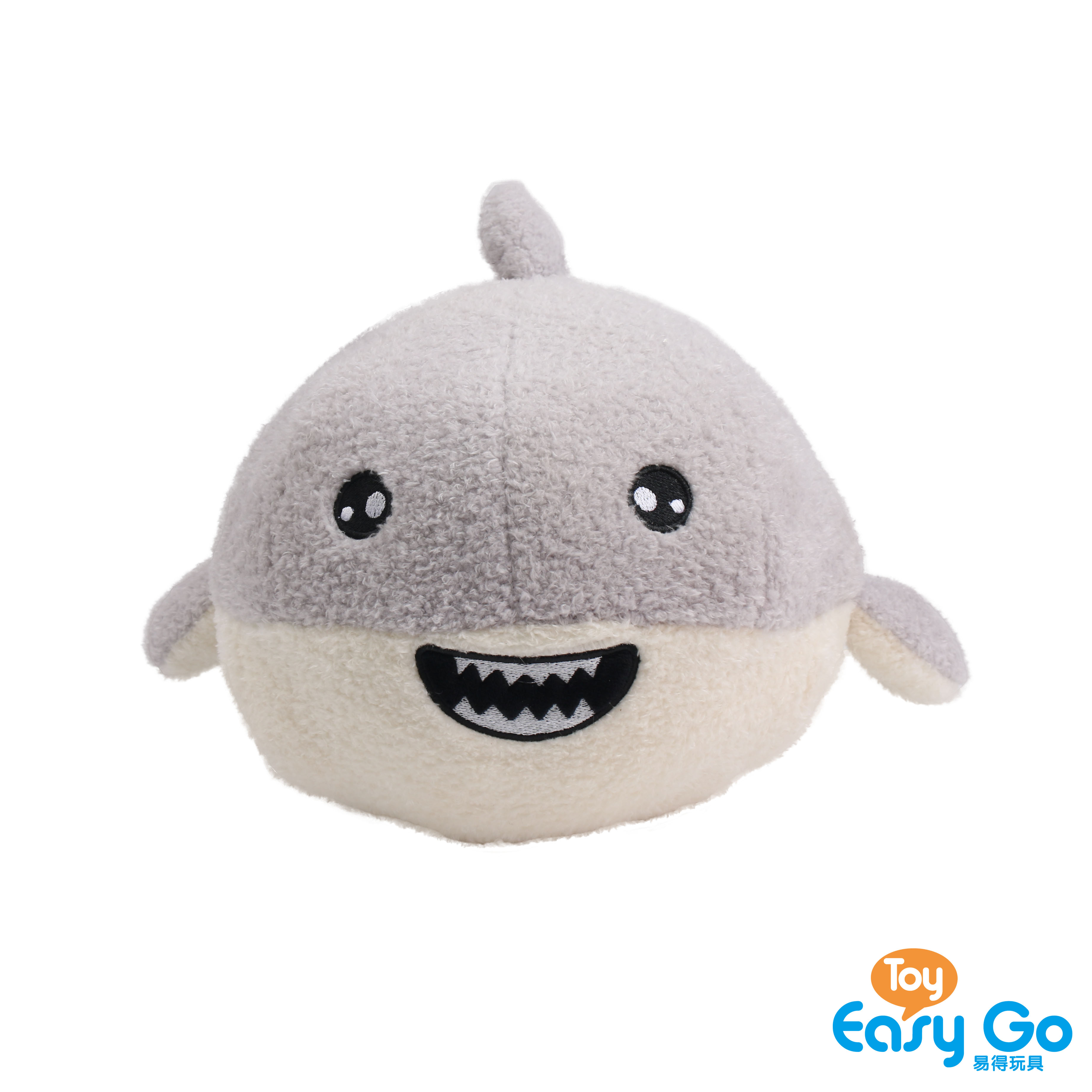 Pearl plush material cute sealife series plush shark toy pillow