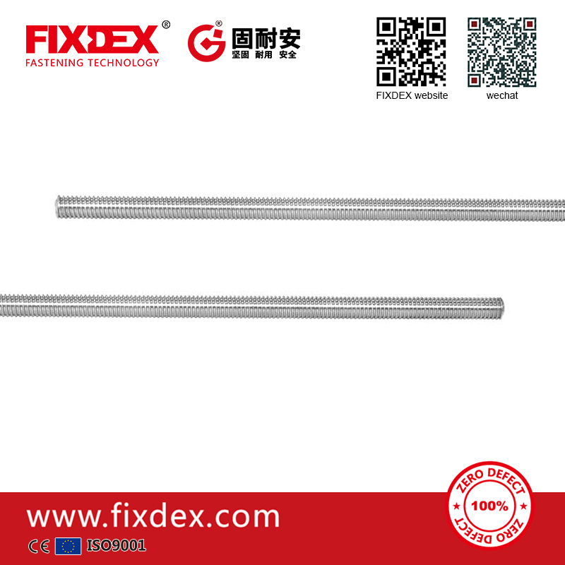 Stainless steel threaded