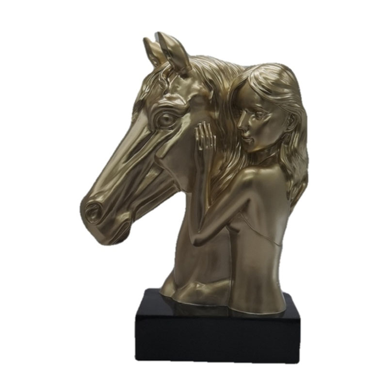 Polyresin abstract home decoration