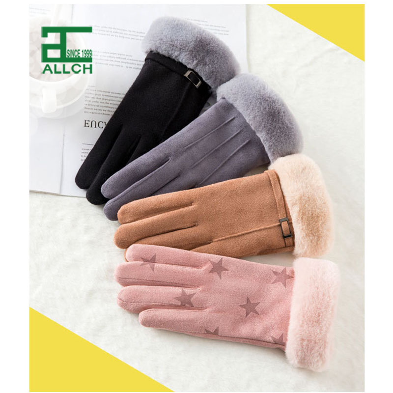 AL000546 ALLCH Women Fashion Winter Touchscreen Warm Gloves