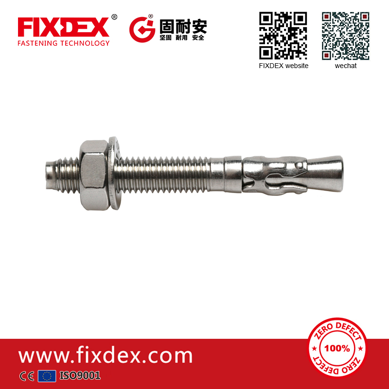 Stainless wedge anchors and stainless steel concrete wedge anchors