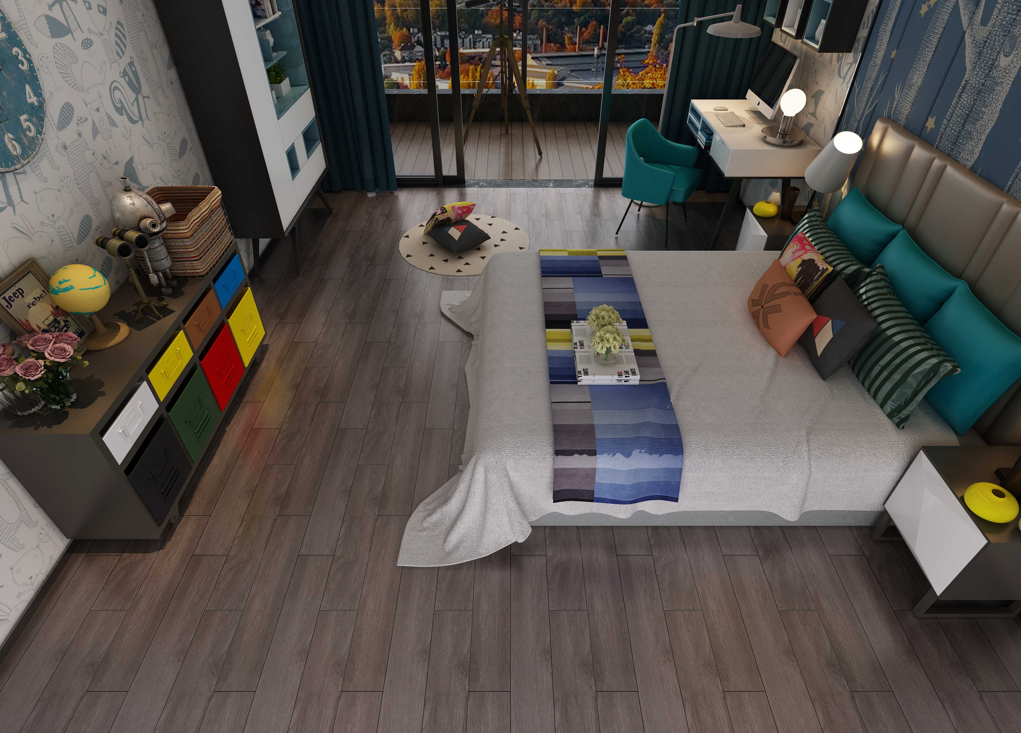 DEMAX pvc flooring vinyl strong wear resistance oak flooring