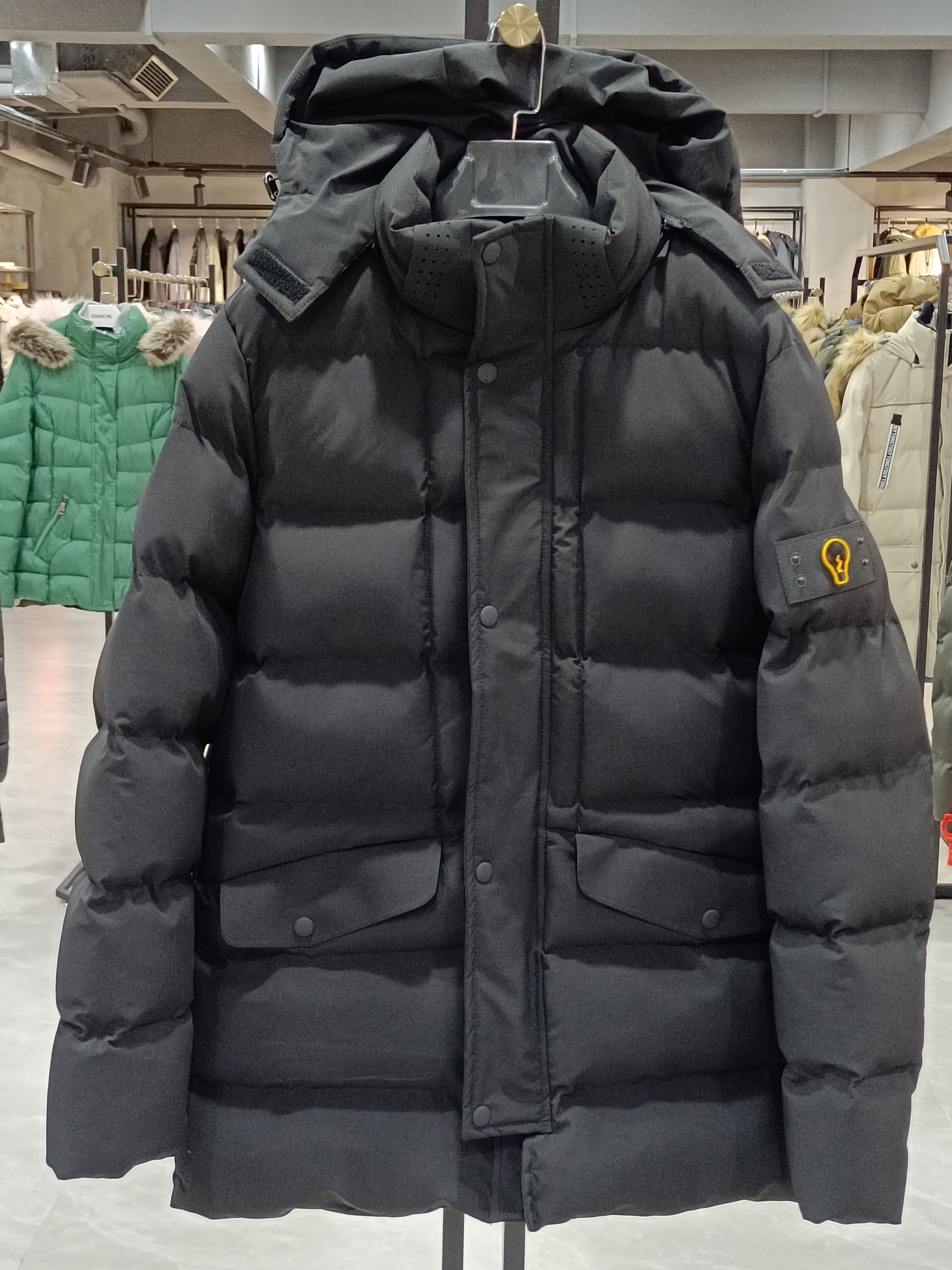 Men's Long Padded Jacket