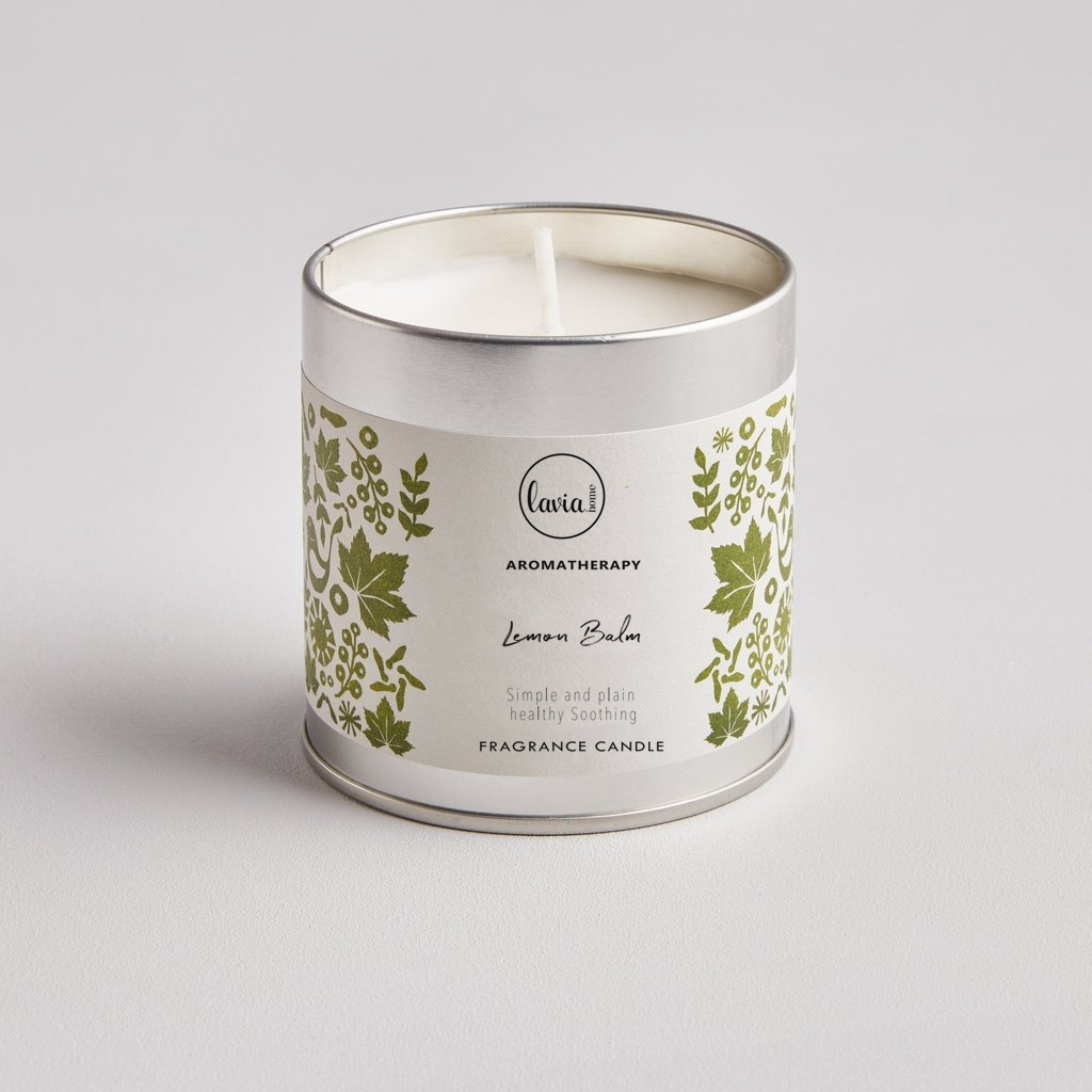 Soy Wax Tin jar Scented Candles Private Label Customized Aroma