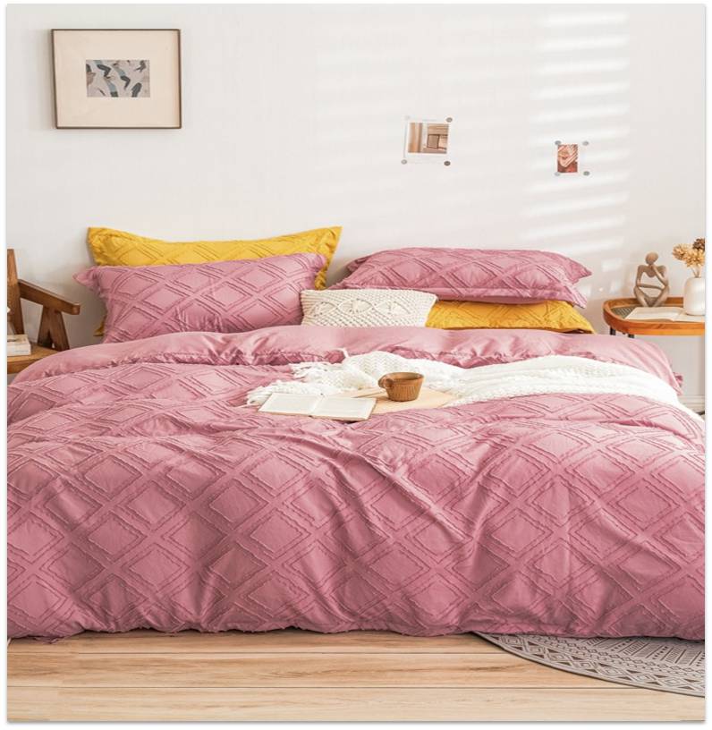 Clip Cut Fabric Quilt-Diamond style