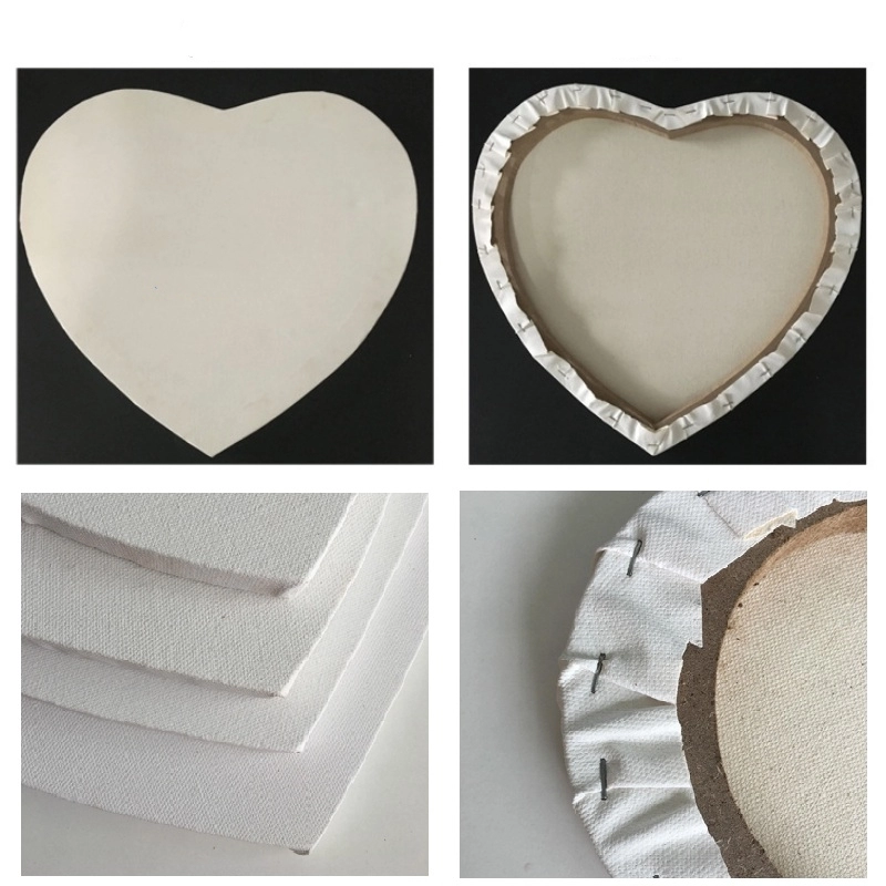 Heart Shape Frame Blank Stretched Canvas Frame Wooden Canvas Frame