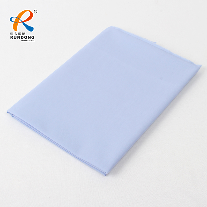 Shandong Rundong65/35 combed brushed poplin for shirting
