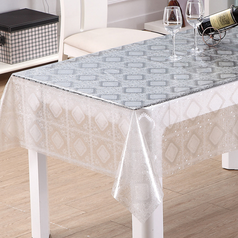 Gold /Silver Glitter PVC Table Cloth