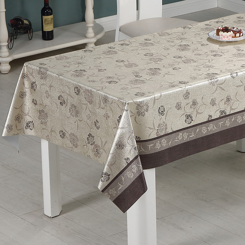 Metallic Series Table Cloth ( with polyester backing)