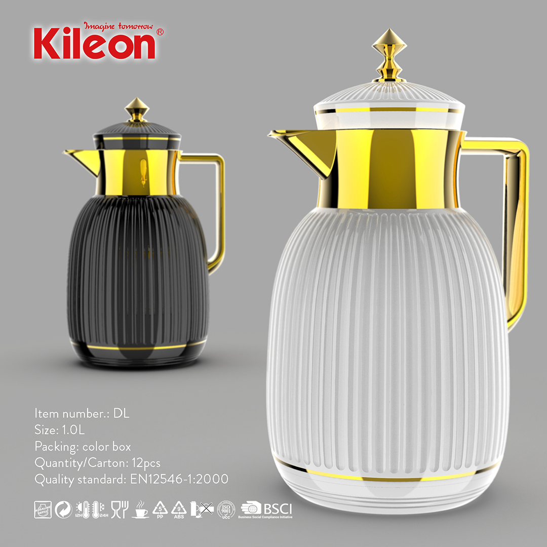 Kileon 1.0l+1.0l Vacuum Flask Set Dl/T+dl/C