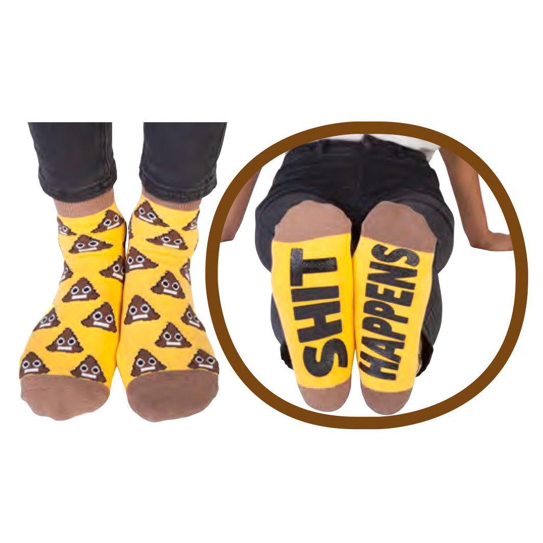 Fashion knitted socks with non-slip rubber soles