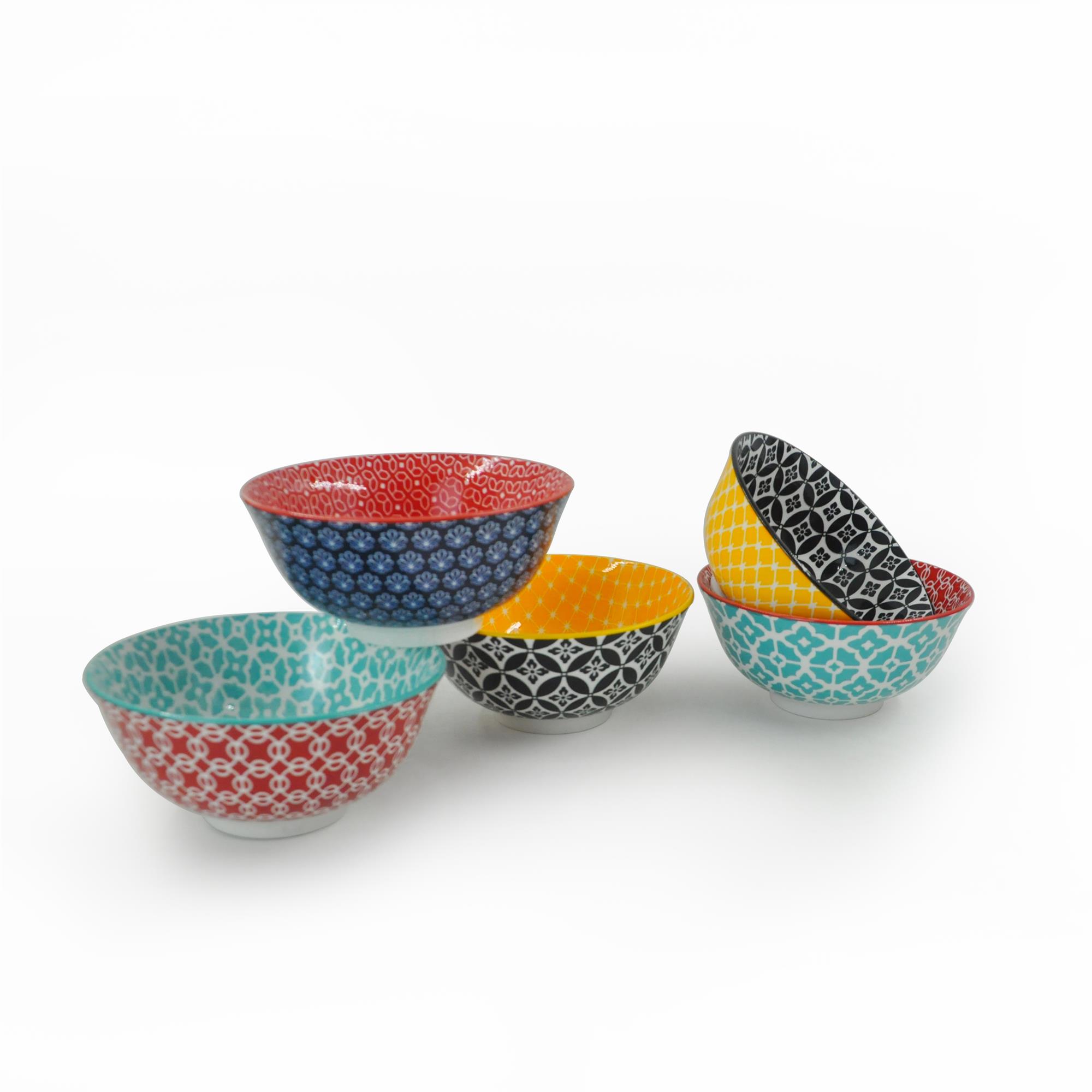 Kitchenware color bowl fruit ceramic bowl wholeasle ceramic rice noodles soup bowl