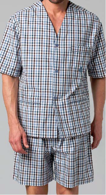 100%cotton men's woven pajamas