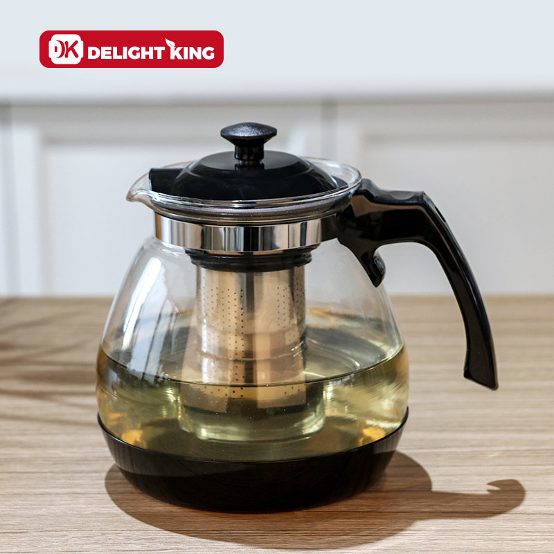 Glass tea infuser pot glass water tea kettle teapot tea maker