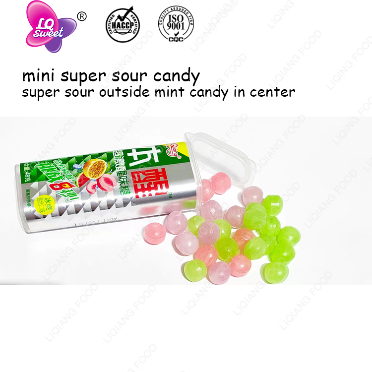 48g mixed mini fruit super sour hard candy