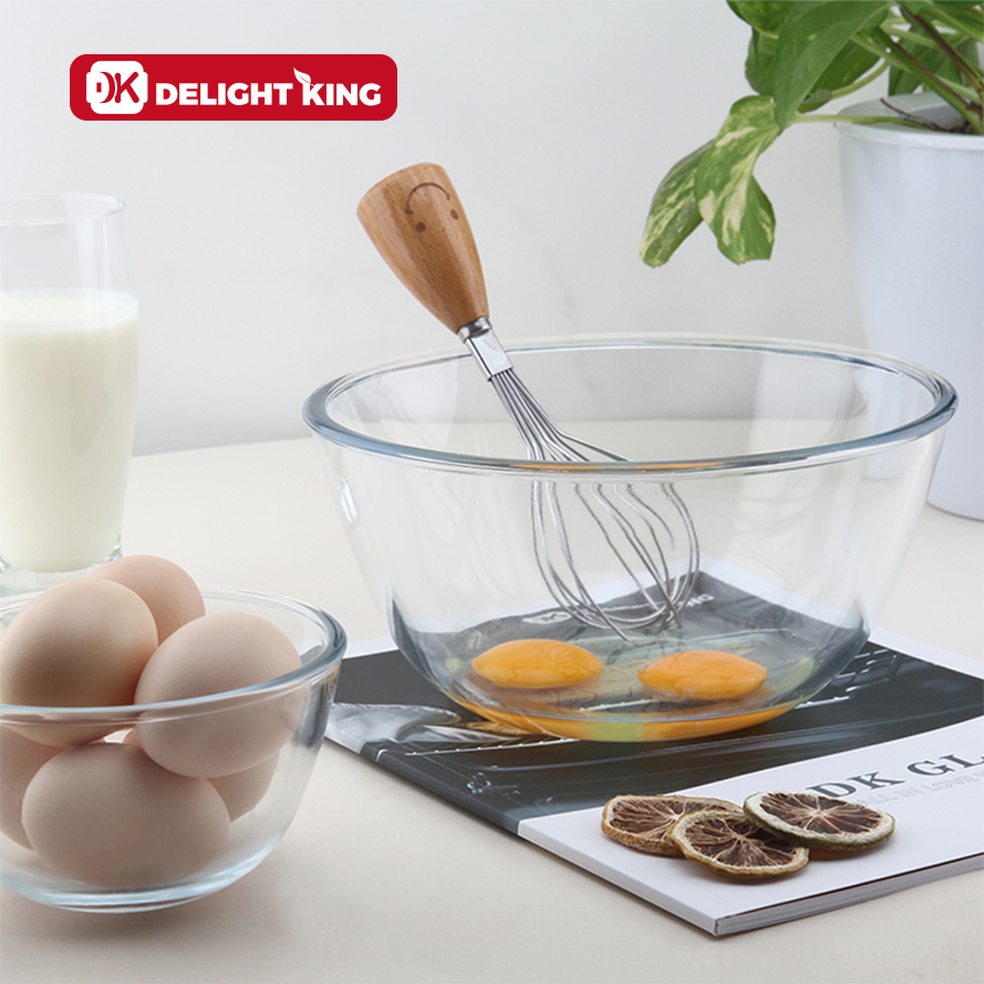 DK GLASS heat resistance borosilicate glass sald bowl soup bow mixing bowl set
