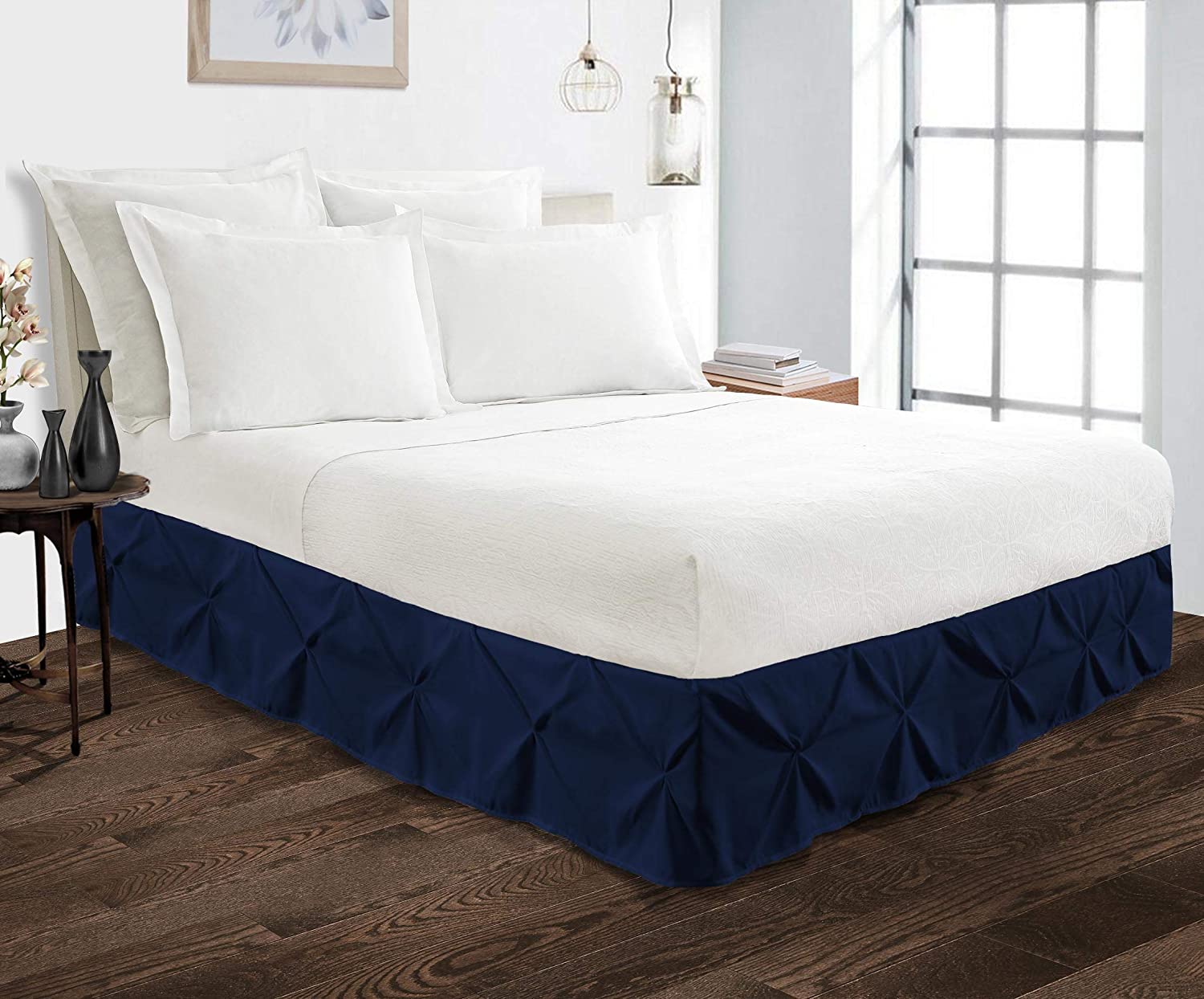 Pintuck Bedskirt