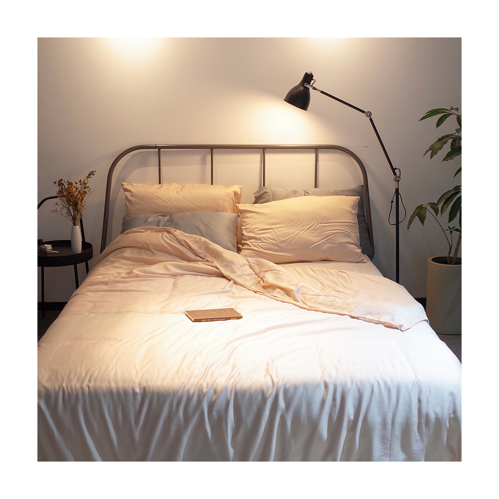 100% Bamboo fiber viscose bedding flat sheet set