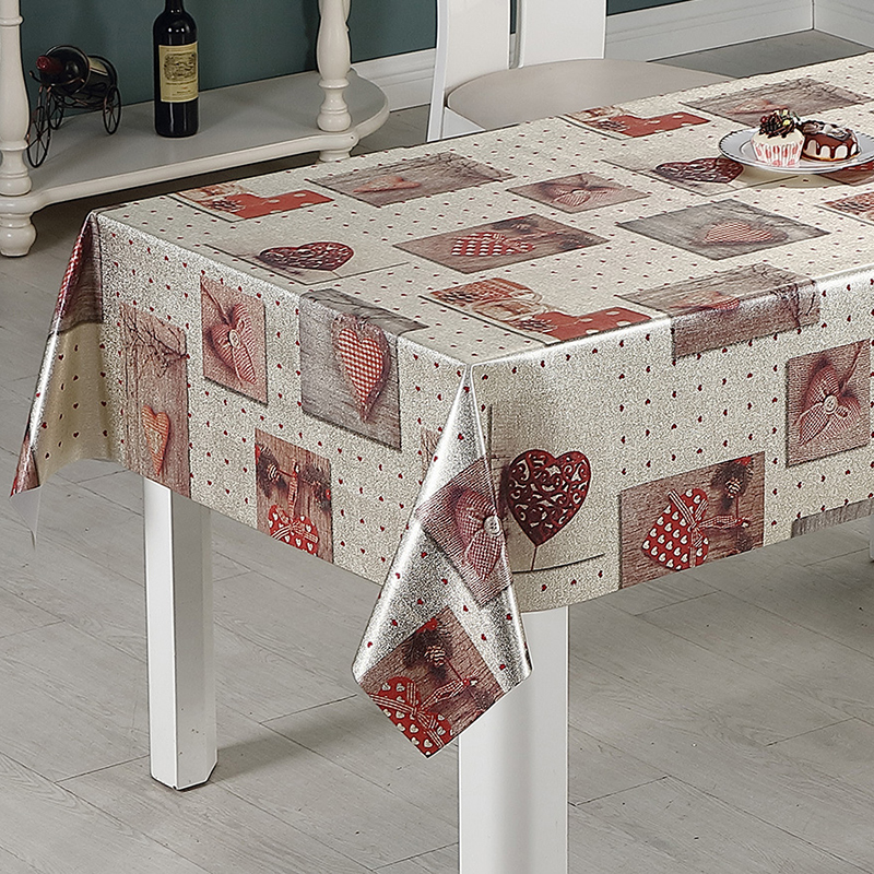 Metallic Series Table Cloth ( with polyester backing)